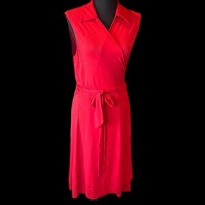 Vince Camuto Red Wrap Dress size Large